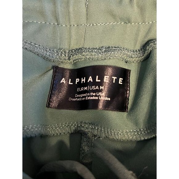 ALPHALETE Infinity Tech Pant Joggers Men's Terrain M Athletic Gym green/ blue - Picture 4 of 5